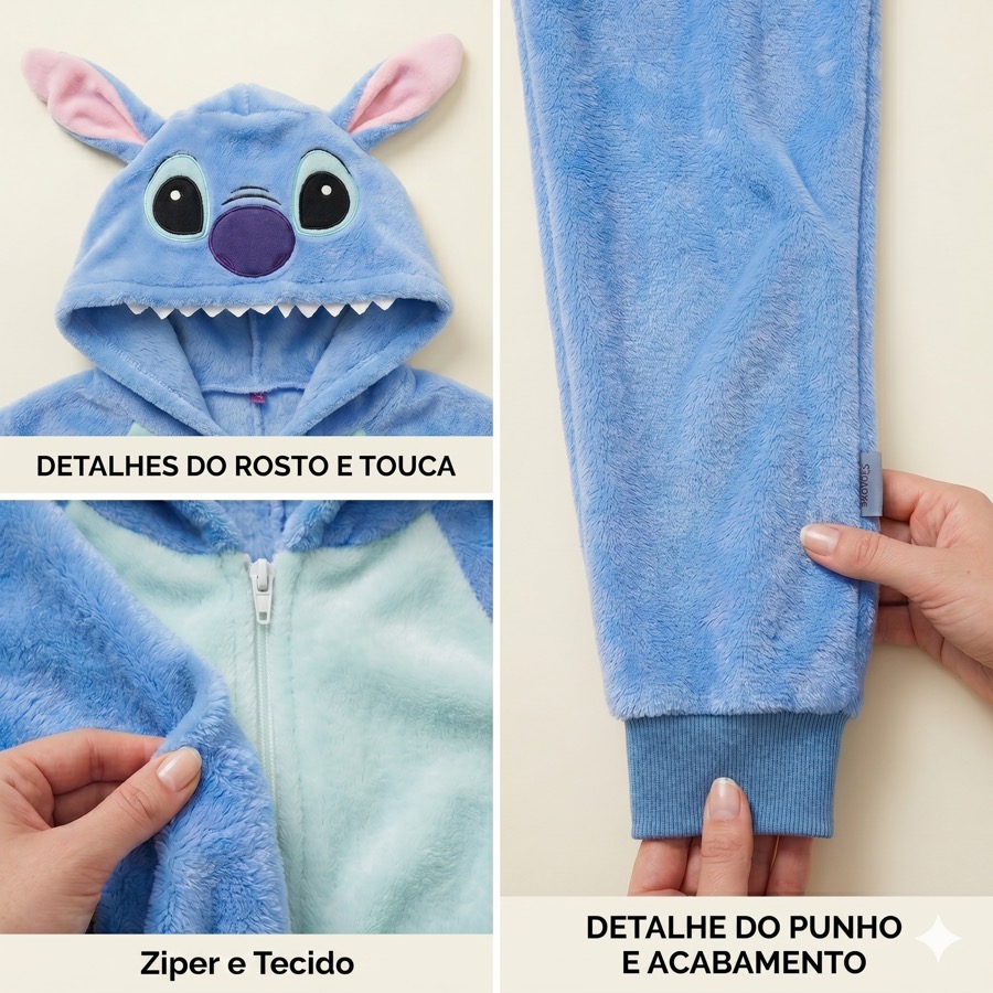 Capuz, manga e acabamentos